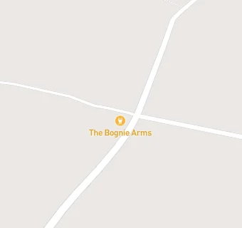 map for The Bognie Arms