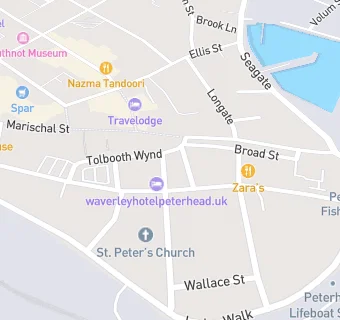 map for Waverley Hotel