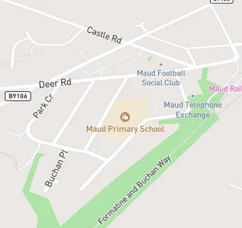 map for Maud Primary School