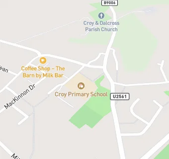 map for Croy Primary School