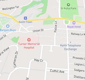 map for Keith Health Centre