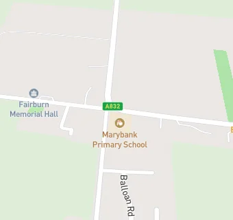 map for Marybank Primary School