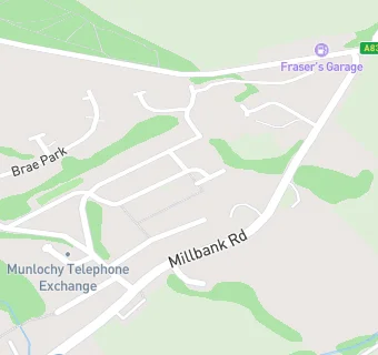 map for Munlochy & North Kessock Medical Practice (Munlochy)