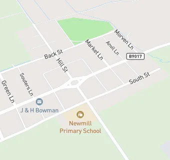 map for Newmill Pub