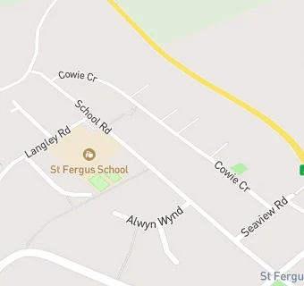 map for St Fergus School