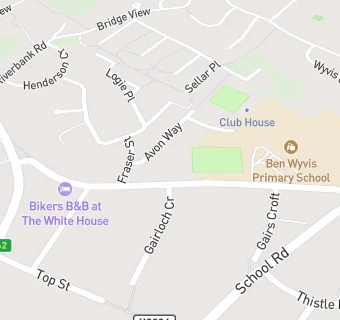 map for Ben Wyvis Primary School Childcare Service