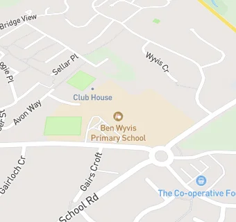 map for Ben Wyvis Primary School