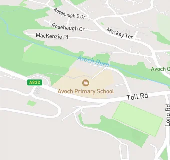 map for Avoch Primary School