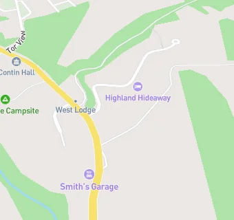 map for Contin Community Hall