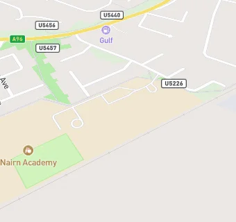 map for Nairn Academy