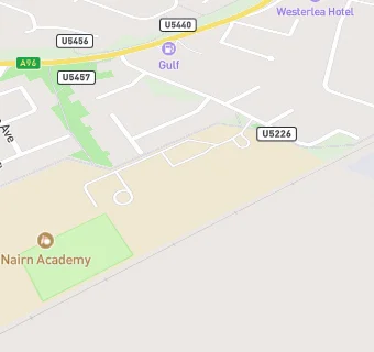 map for Nairn Academy