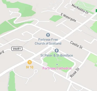 map for Cromarty Bakery Shop