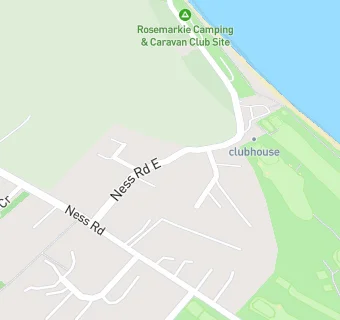 map for Fortrose & Rosemarkie Golf Club