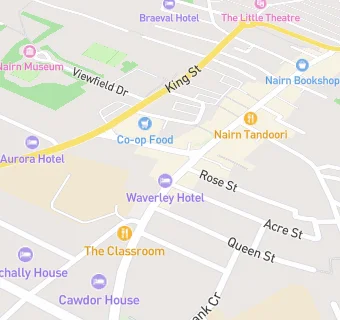 map for Waverley Hotel