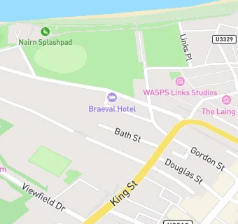 map for The Bandstand Hotel