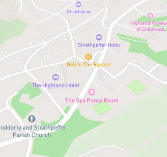 map for Strathpeffer Sweet Co