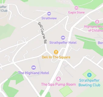 map for Strathpeffer Pavilion