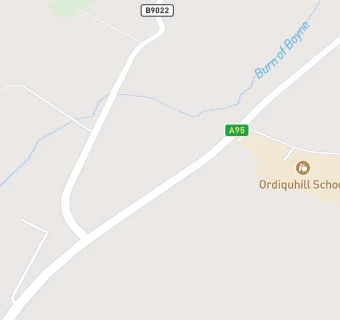 map for Ordiquhill Nursery