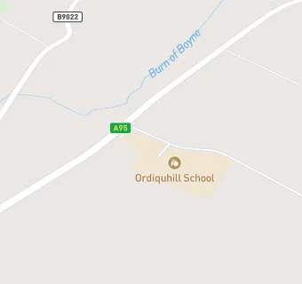 map for Ordiquhill School