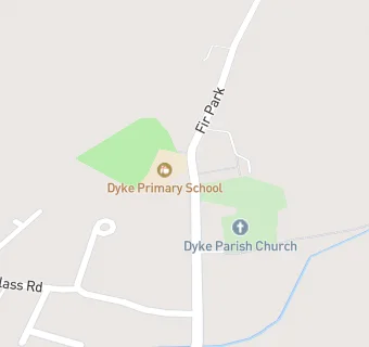 map for Dyke Primary School