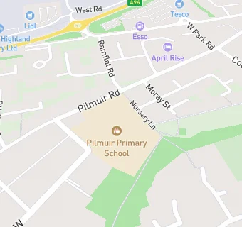 map for Pilmuir Primary School