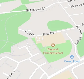 map for Dingwall Primary School