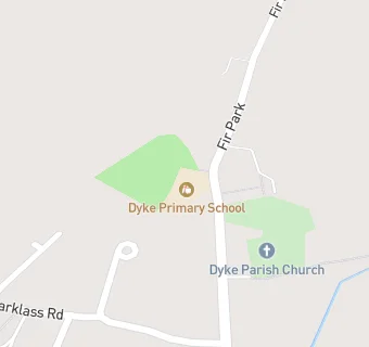 map for Dyke Primary School