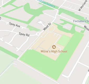 map for Milne's High School