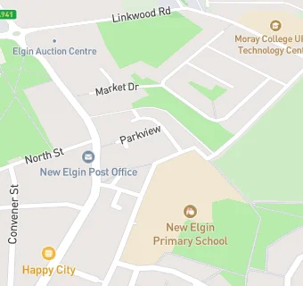 map for New Elgin Primary School