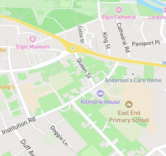 map for East End Primary School