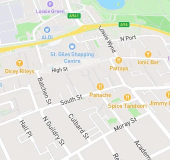 map for Carlton Clubs