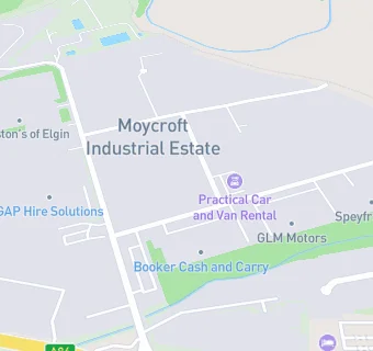 map for Booker Cash And Carry