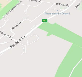 map for Fife Lodge Hotel