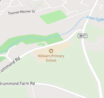 map for Kiltearn Primary School