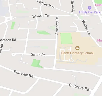 map for Banff Primary School