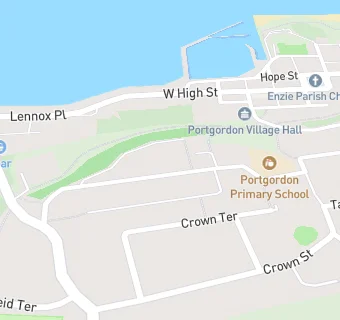 map for Portgordon Primary School