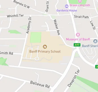 map for Banff Primary School