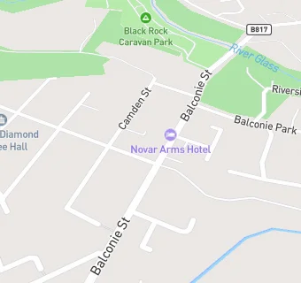 map for Novar Arms Accommodation Ltd