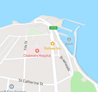 map for Chalmers Hospital