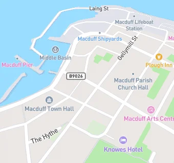 map for Home Bakery (Macduff) Ltd