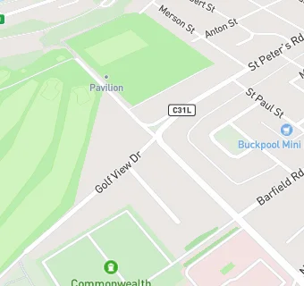 map for Buckpool Golf Sports & Social Club