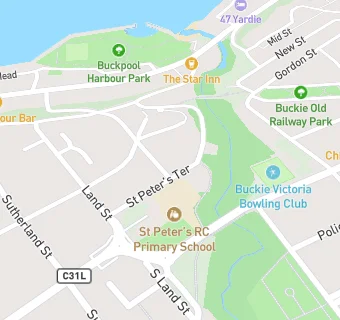 map for St Peter's Primary School