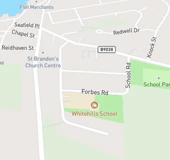 map for Whitehills Primary School