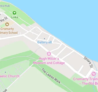 map for Cromarty Hall