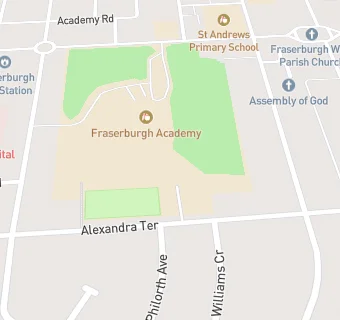 map for Fraserburgh Academy