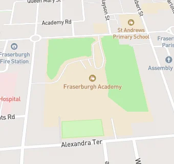 map for Fraserburgh Academy