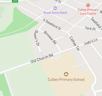 map for Cullen Primary School Nursery