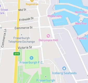 map for Fraserburgh South Church Hall