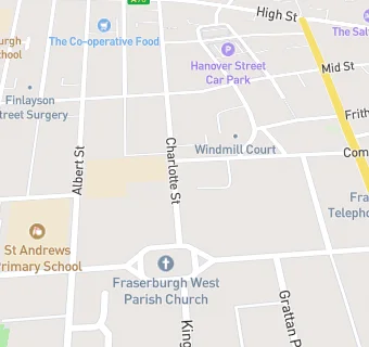 map for St Andrew's School