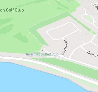 map for Invergordon Golf Club